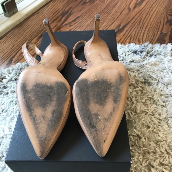 Banana Republic women’s heels, sling back, blush color, size 7 - Picture 4 of 5